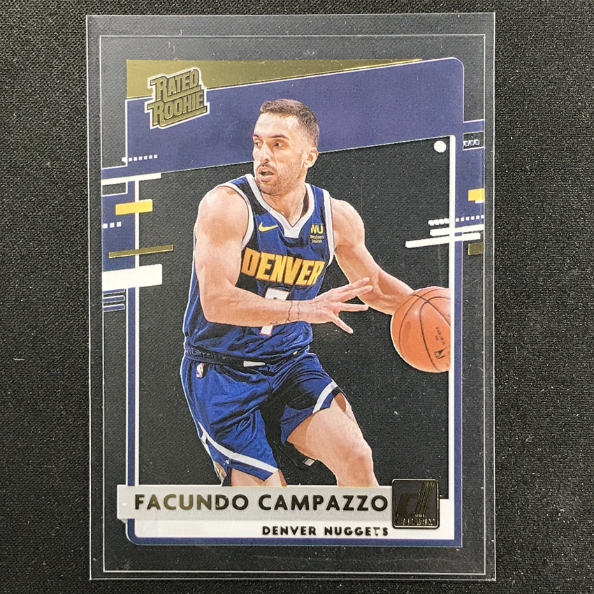 2020-21 Clearly Donruss FACUNDO CAMPAZZO Rated Rookie Gold #99