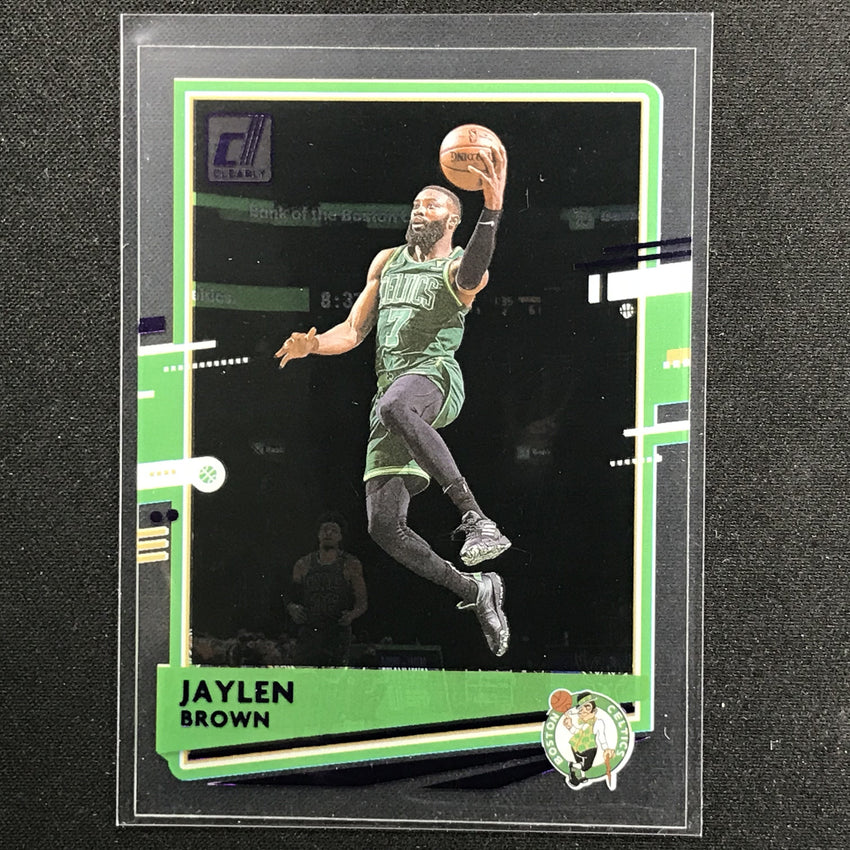 2020-21 Clearly Donruss JAYLEN BROWN Base Purple #14