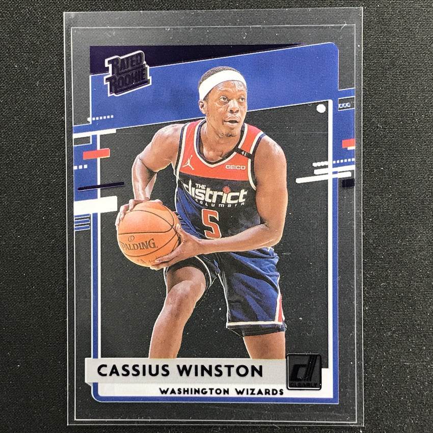 2020-21 Clearly Donruss CASSIUS WINSTON Rated Rookie Purple #82