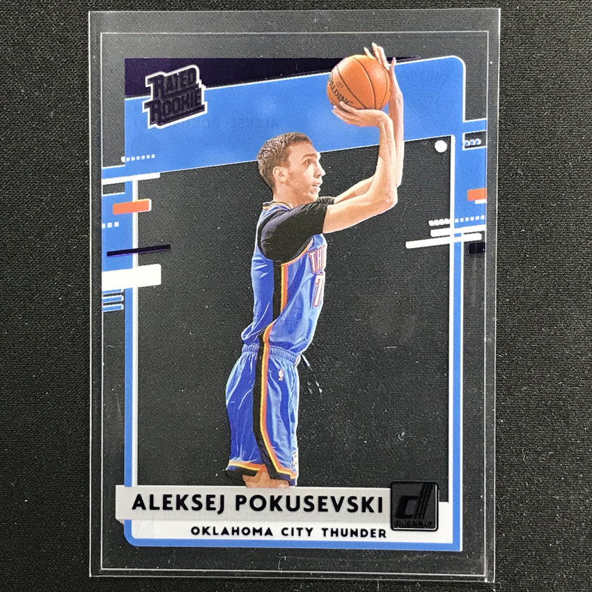 2020-21 Clearly Donruss ALEKSEJ POKUSEVSKI Rated Rookie Purple #86