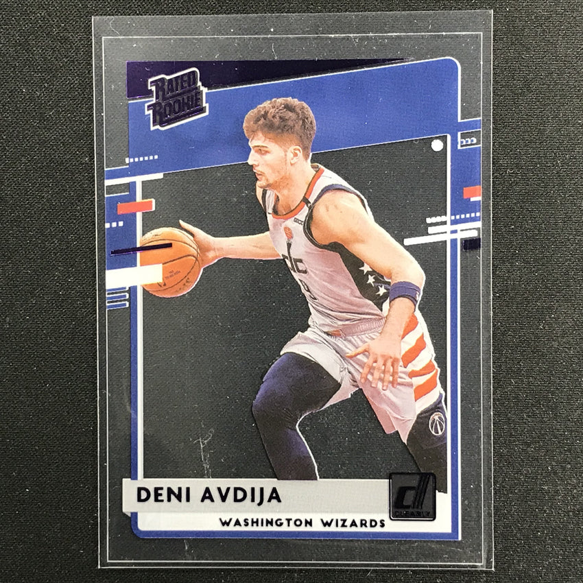 2020-21 Clearly Donruss Deni Avdija Rated Rookie Purple No 89