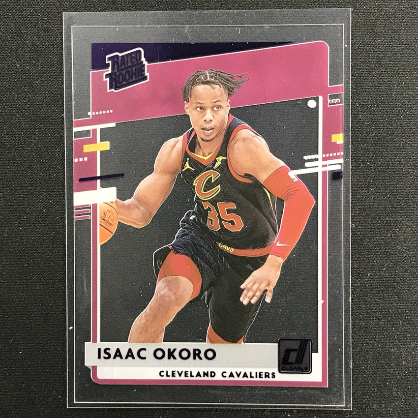 2020-21 Clearly Donruss Isaac Okoro Rated Rookie Purple No 94