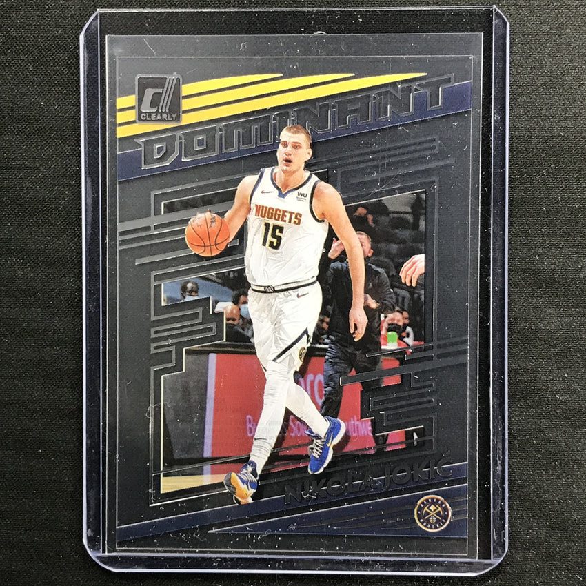 2020-21 Clearly Donruss Nikola Jokic Dominant No 8