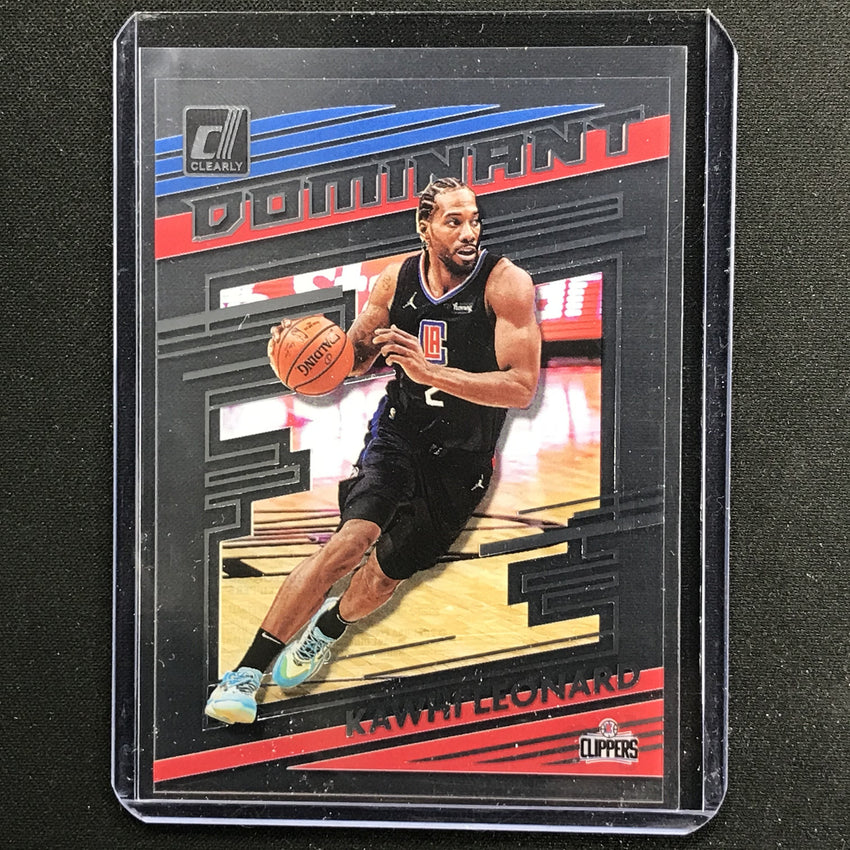 2020-21 Clearly Donruss KAWHI LEONARD Dominant #9