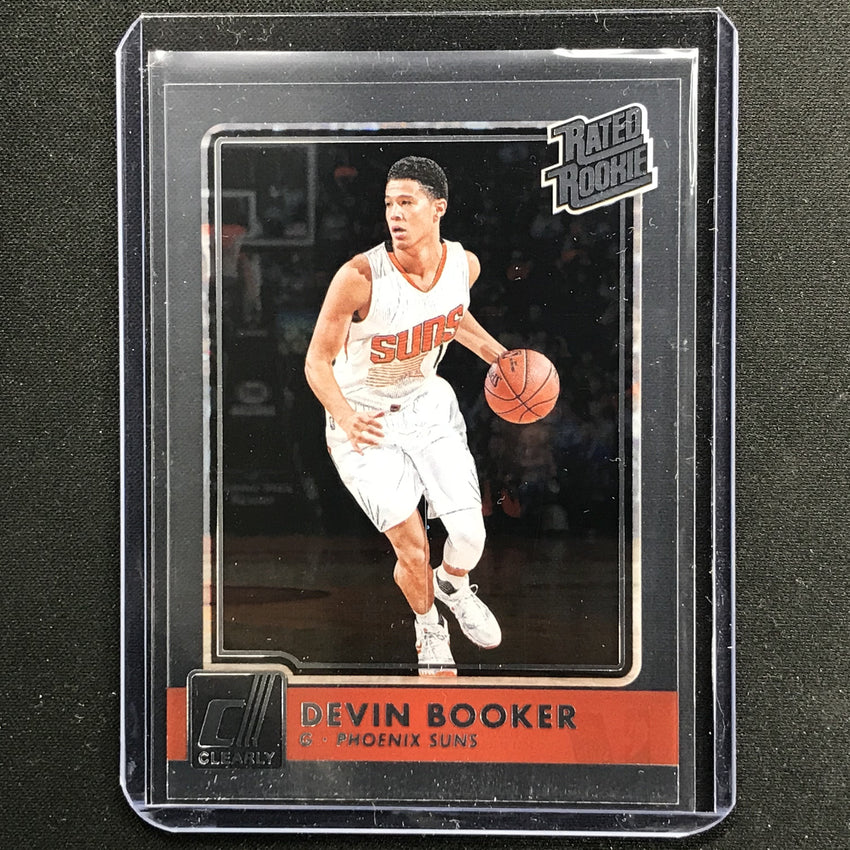 2020-21 Clearly Donruss Devin Booker Retro Rated Rookie 2015-16 No 4