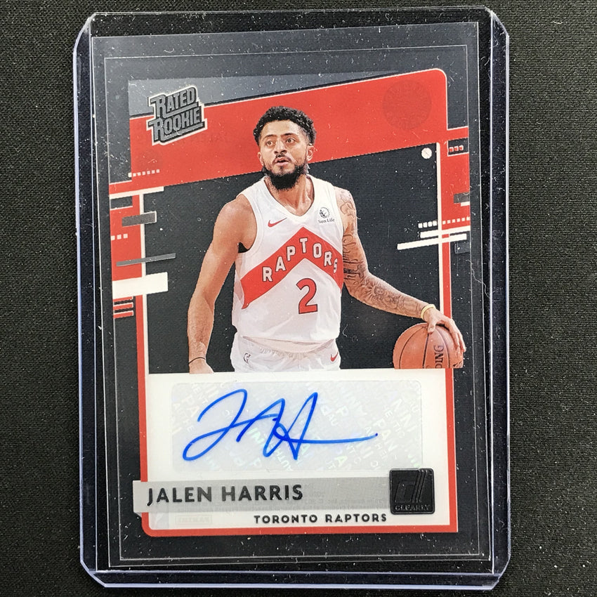 2020-21 Clearly Donruss JALEN HARRIS Rated Rookie Auto #JHR