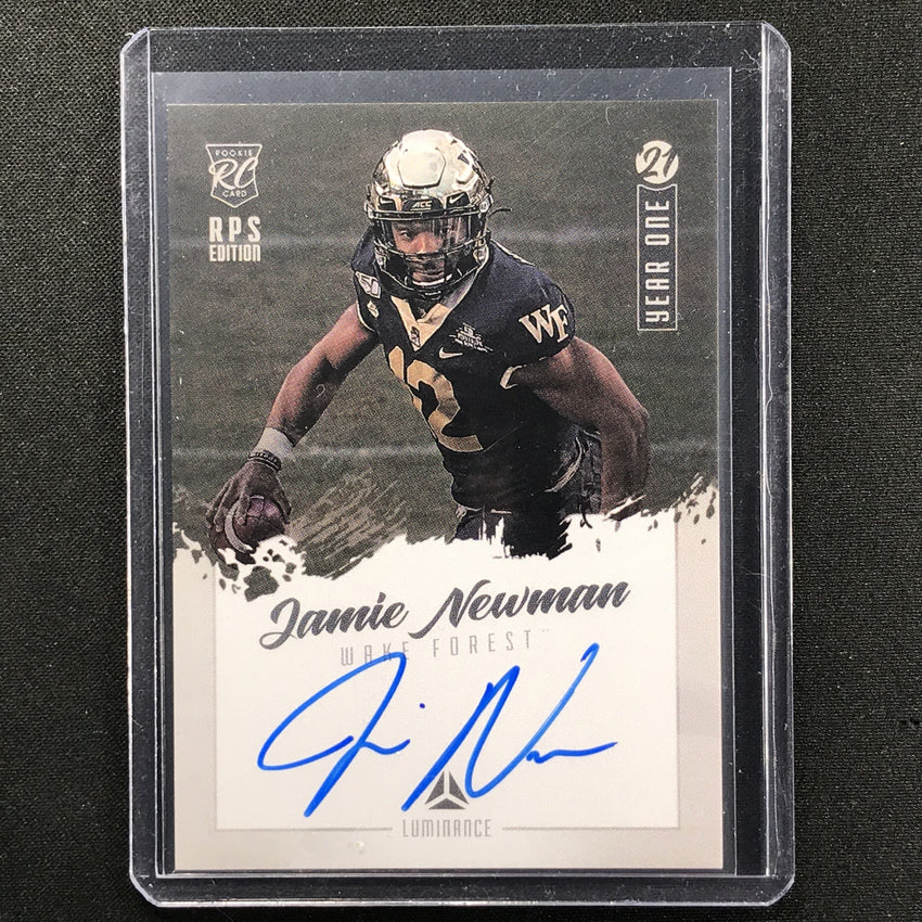 2021 Luminance Jamie Newman Year One Signatures Rps Edition Rookie Auto No Jn