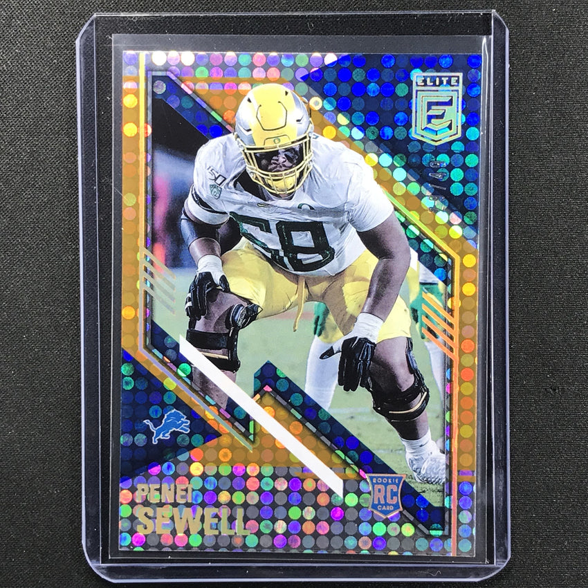 2021 Donruss Elite Penei Sewell Rookie Orange 29/49