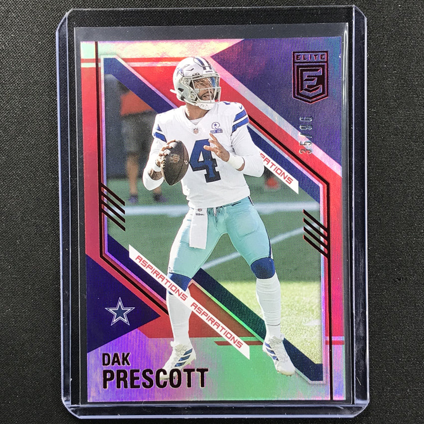 2021 Donruss Elite Dak Prescott Aspirations Red 35/96