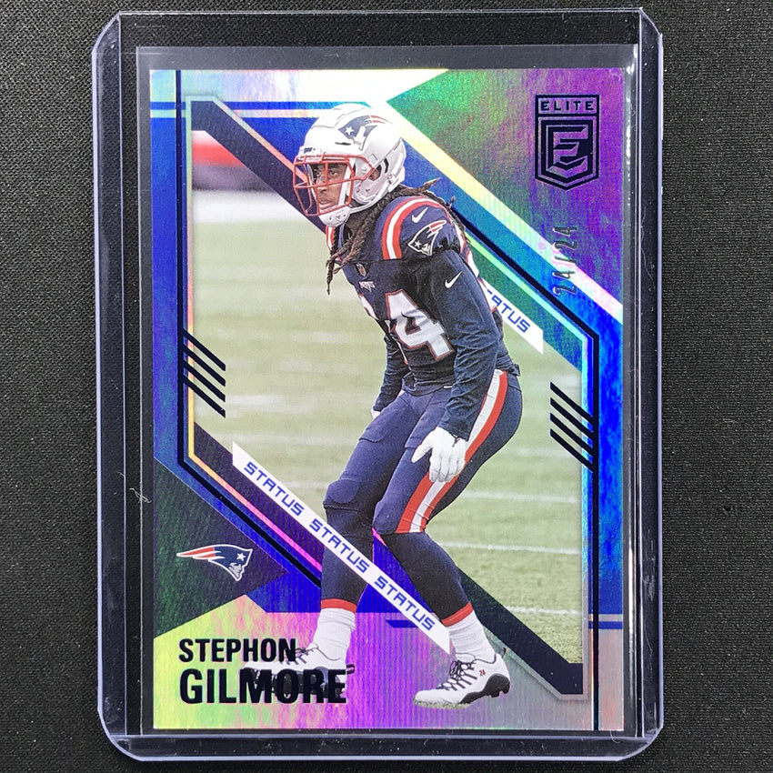2021 Donruss Elite Stephon Gilmore Status Blue 24/24 1/1