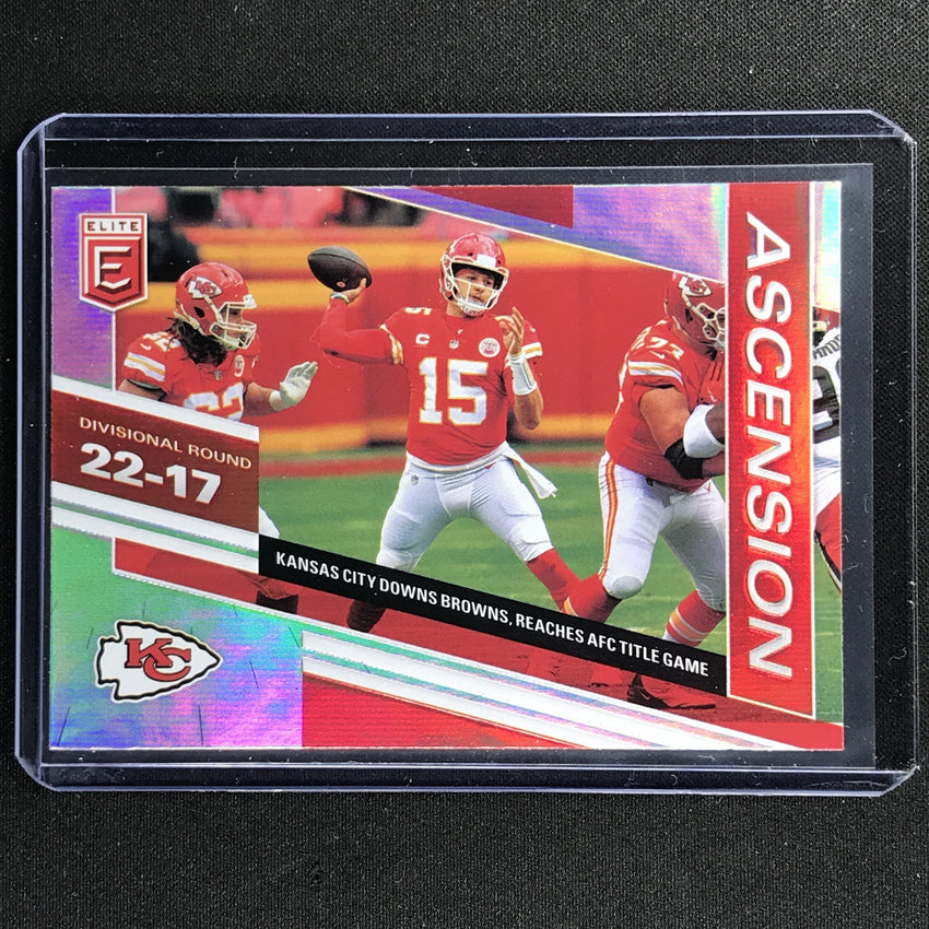 2021 Donruss Elite Patrick Mahomes Ii Ascension No 9