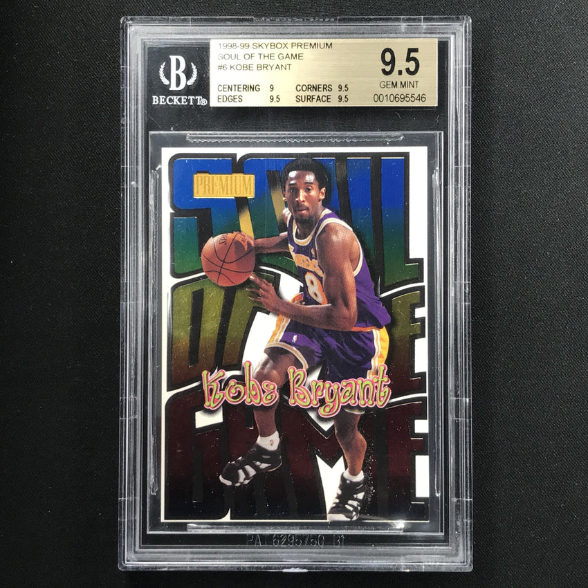 1998-99 Skybox Premium KOBE BRYANT Soul Of The Game BGS 9.5-Cherry Collectables