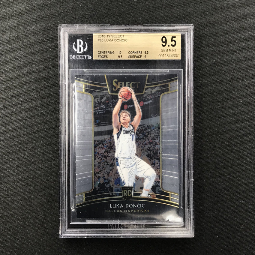 2018-19 Select LUKA DONCIC Concourse Rookie BGS 9.5 #25-Cherry Collectables