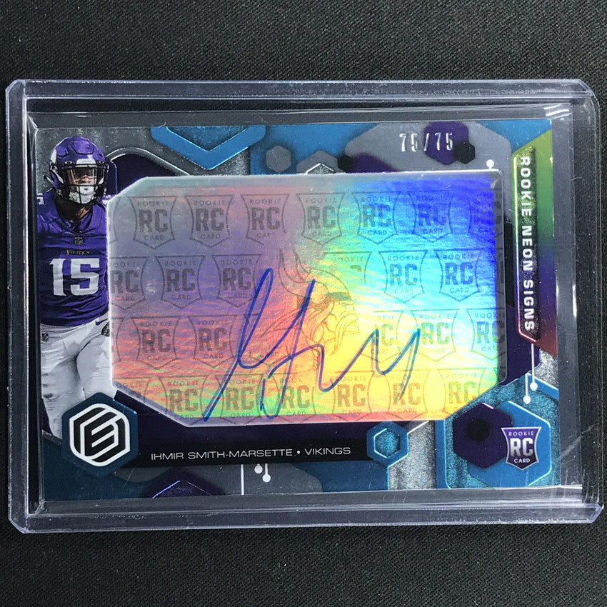 2021 Elements Ihmir Smith-marsette Rookie Neon Signs Auto Blue 75/75