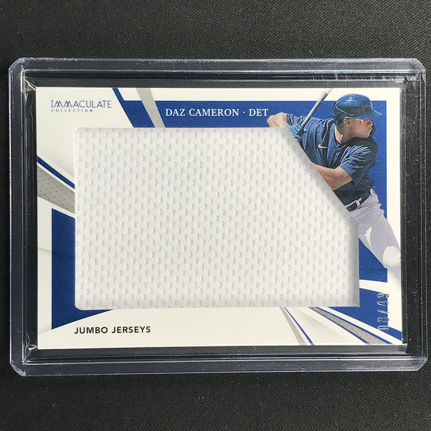 2021 Immaculate Daz Cameron Rookie Jumbo Jerseys 8/49
