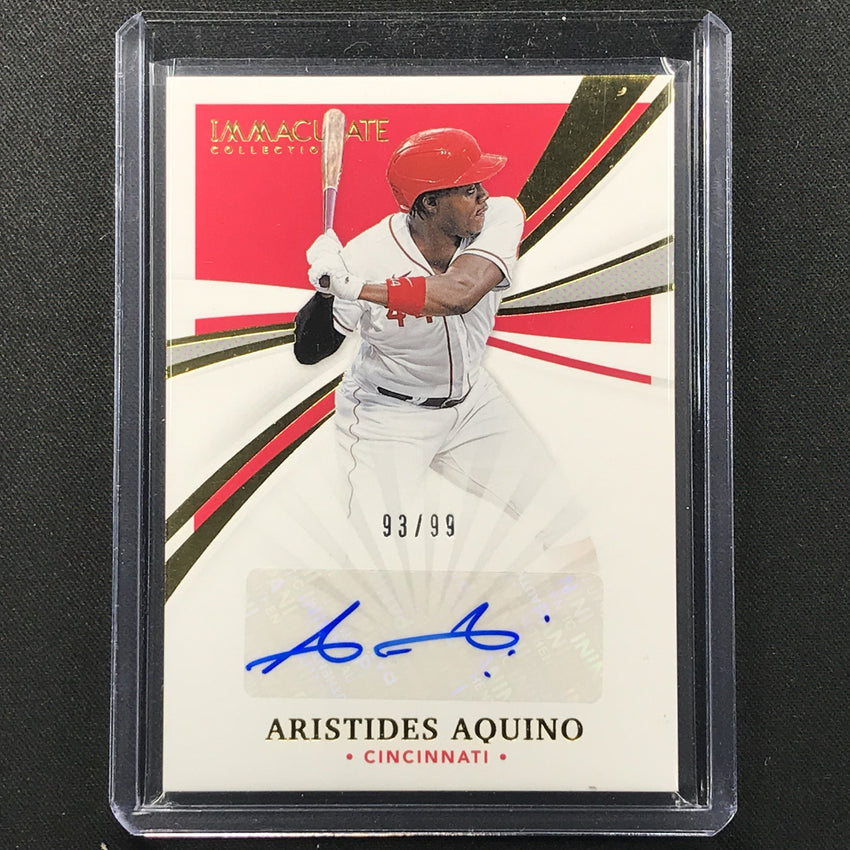 2021 Immaculate Aristides Aquino Signatures Auto 93/99