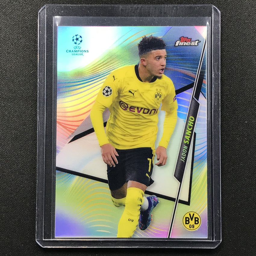 2020-21 Finest UEFA Champions League JADON SANCHO Base Refractor #99
