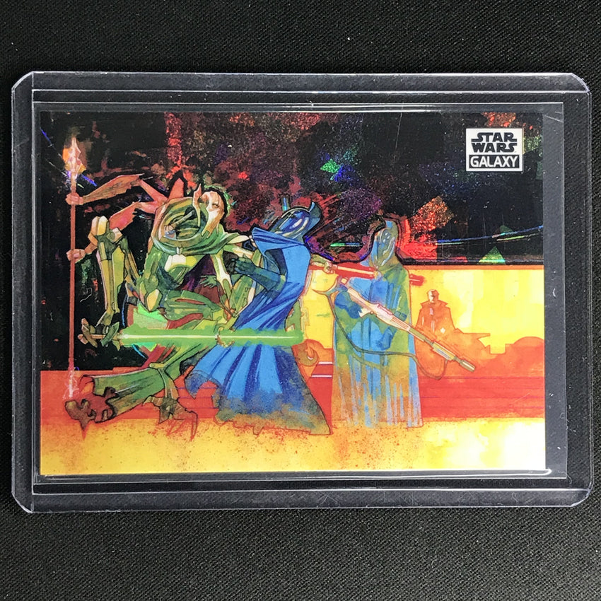 2021 Star Wars Galaxy Chrome Palpatine Plays Possum Atomic 59/150