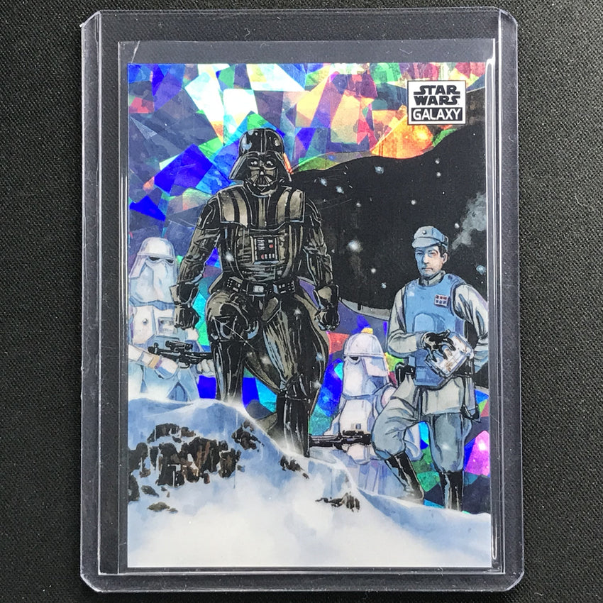 2021 Star Wars Galaxy Chrome Surveyed By The Dark Lord Atomic 63/150