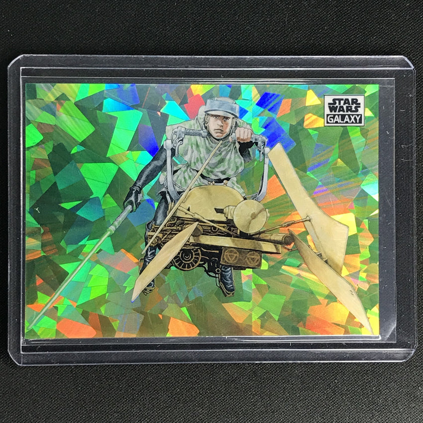 2021 Star Wars Galaxy Chrome Endor Chase Atomic 61/150