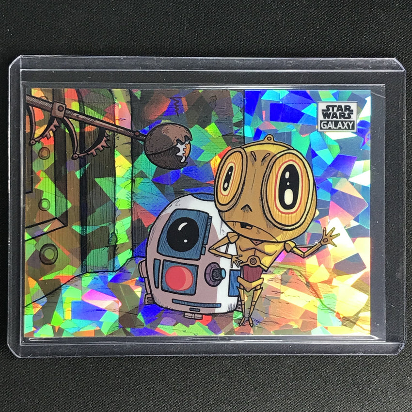 2021 Star Wars Galaxy Chrome We Are Bearing Gifts Atomic 57/150