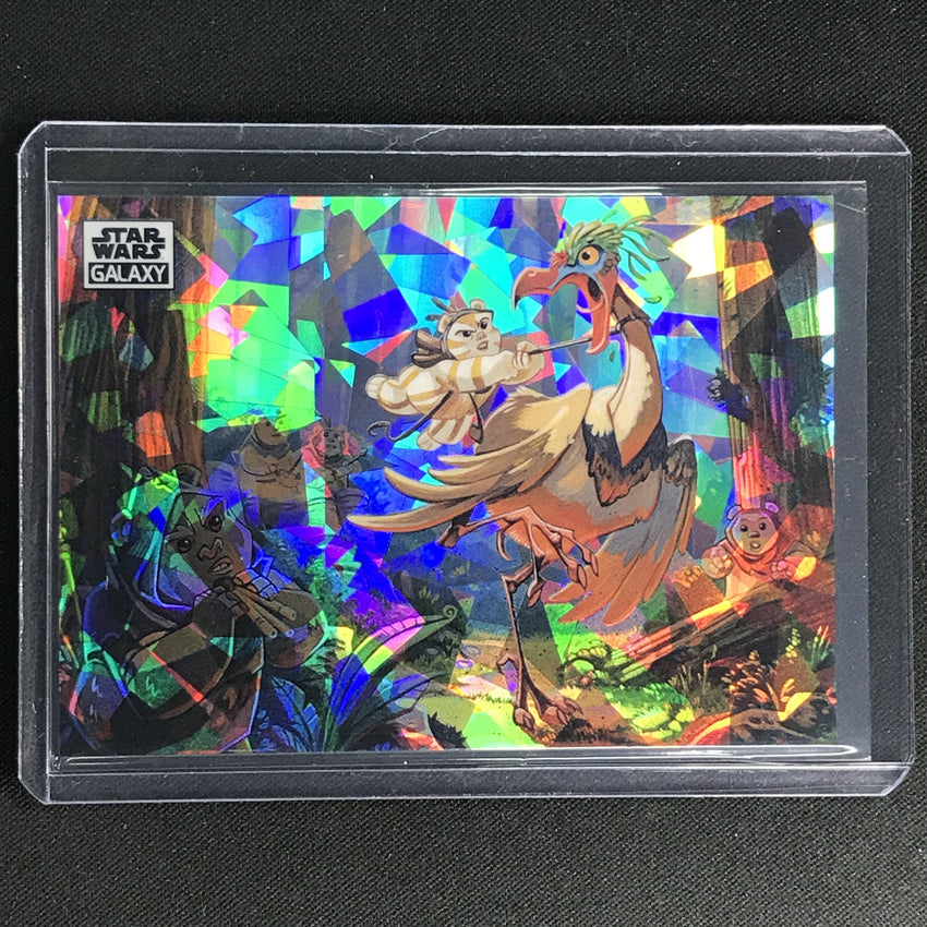 2021 Star Wars Galaxy Chrome Lograys Hunt Atomic 63/150