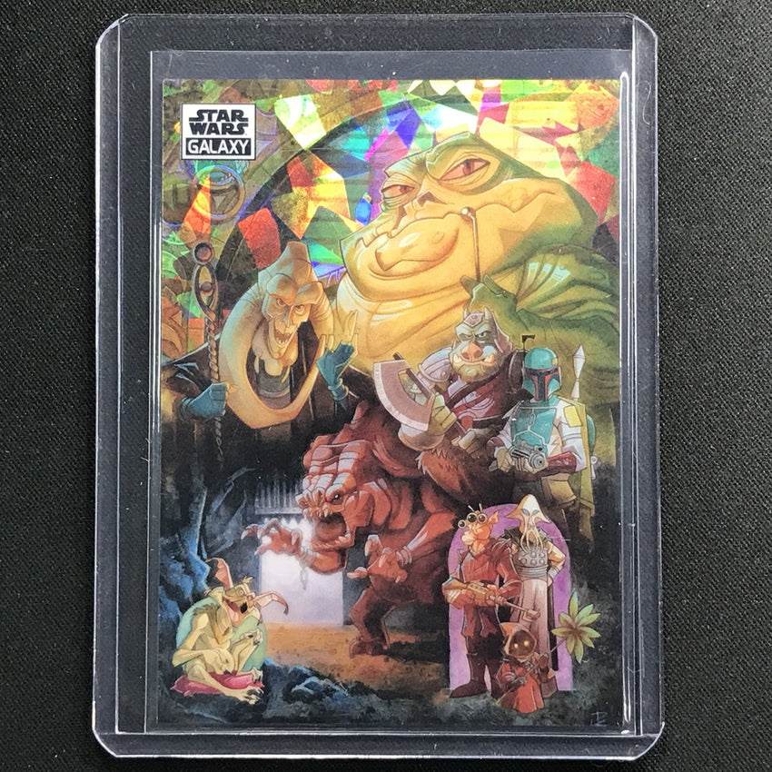 2021 Star Wars Galaxy Chrome In The Court Of The Evil Hutt Atomic 63/150