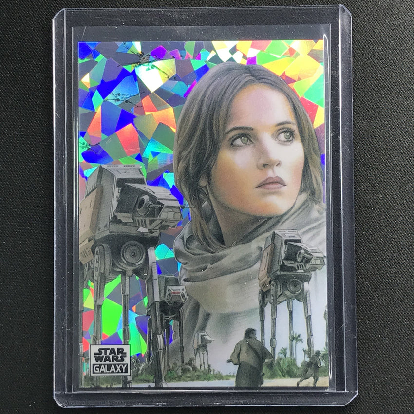 2021 Star Wars Galaxy Chrome Stardust On Scarif Atomic 72/150
