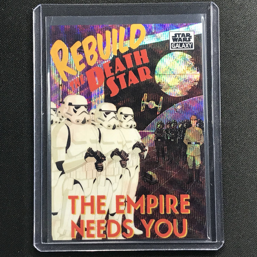 2021 Star Wars Galaxy Chrome Rebuild The Death Star Wave 53/99