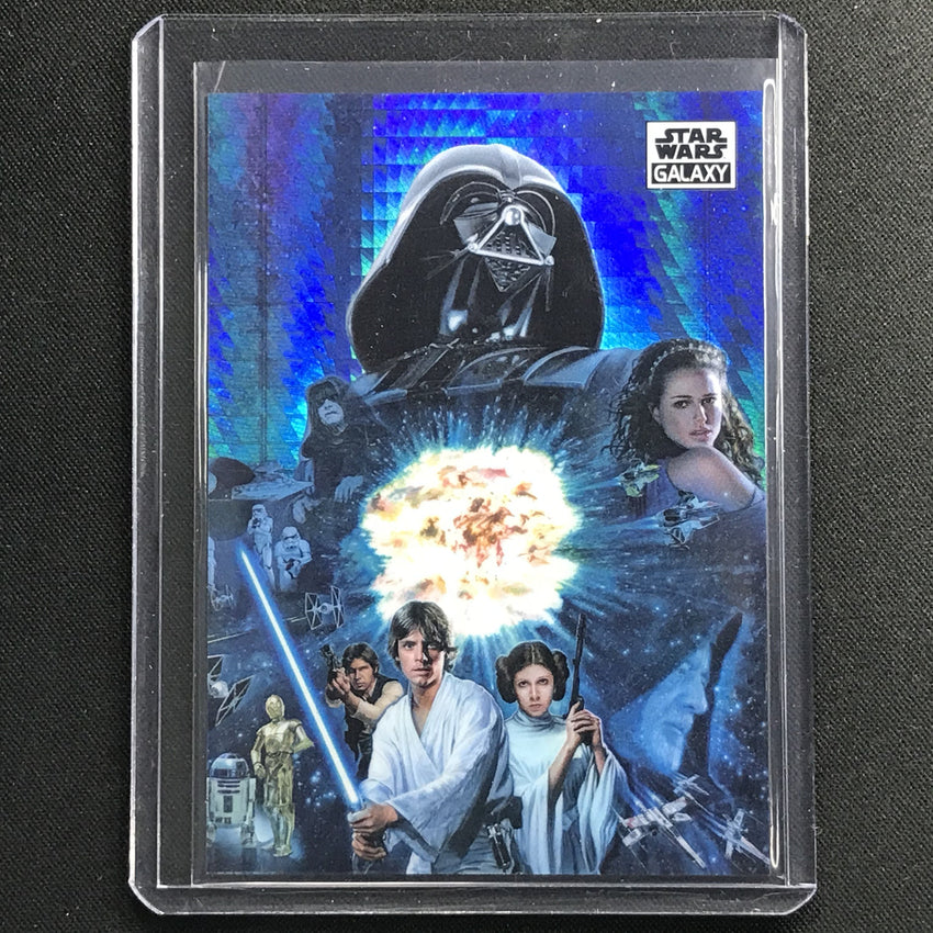 2021 Star Wars Galaxy Chrome Empire And Rebellion Prism 28/75