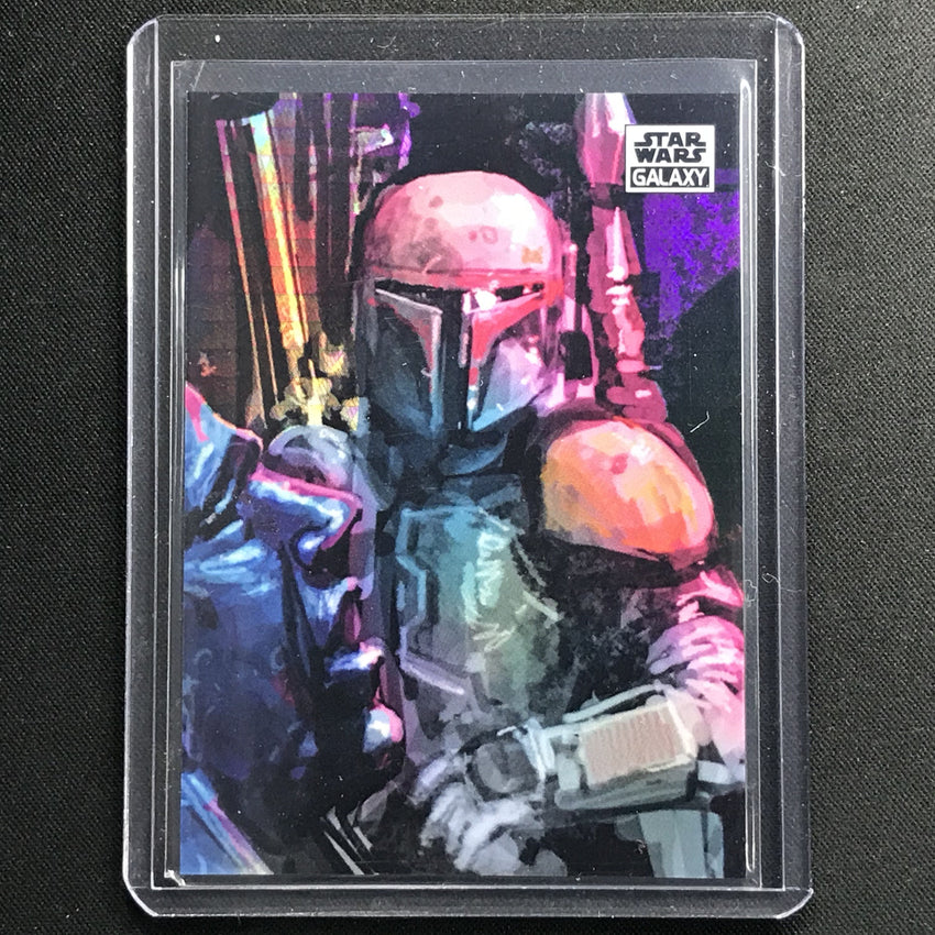 2021 Star Wars Galaxy Chrome Bobas Prize Prism 27/75