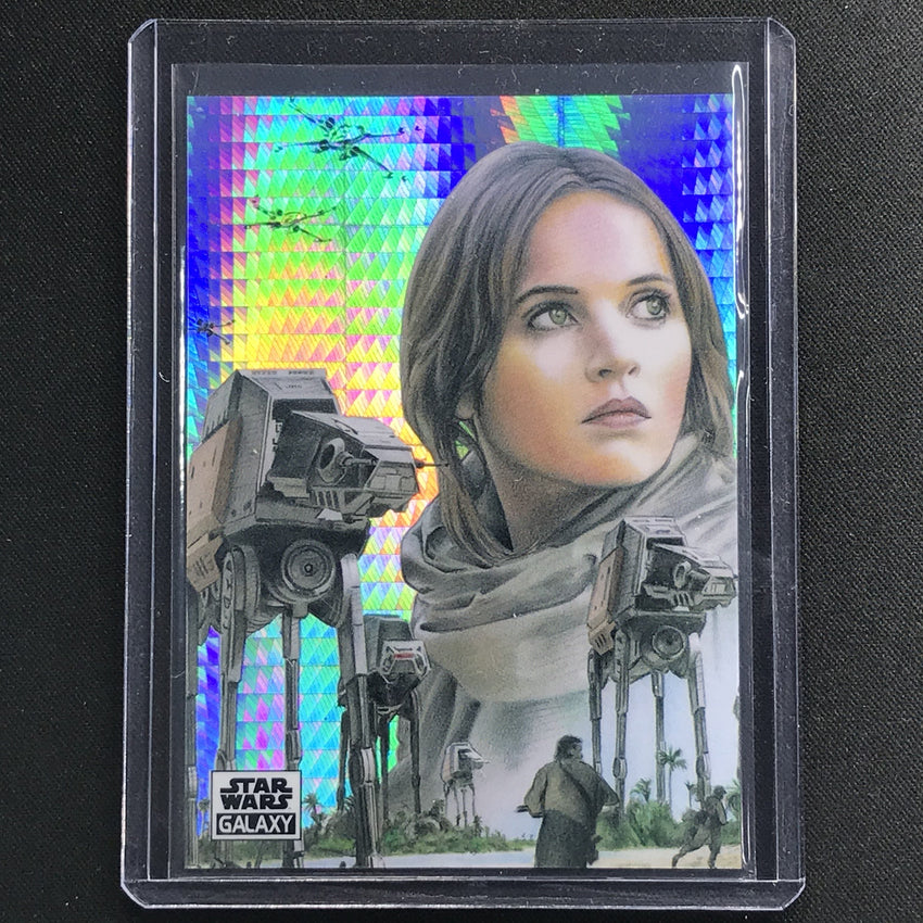2021 Star Wars Galaxy Chrome Stardust On Scarif Prism 26/75