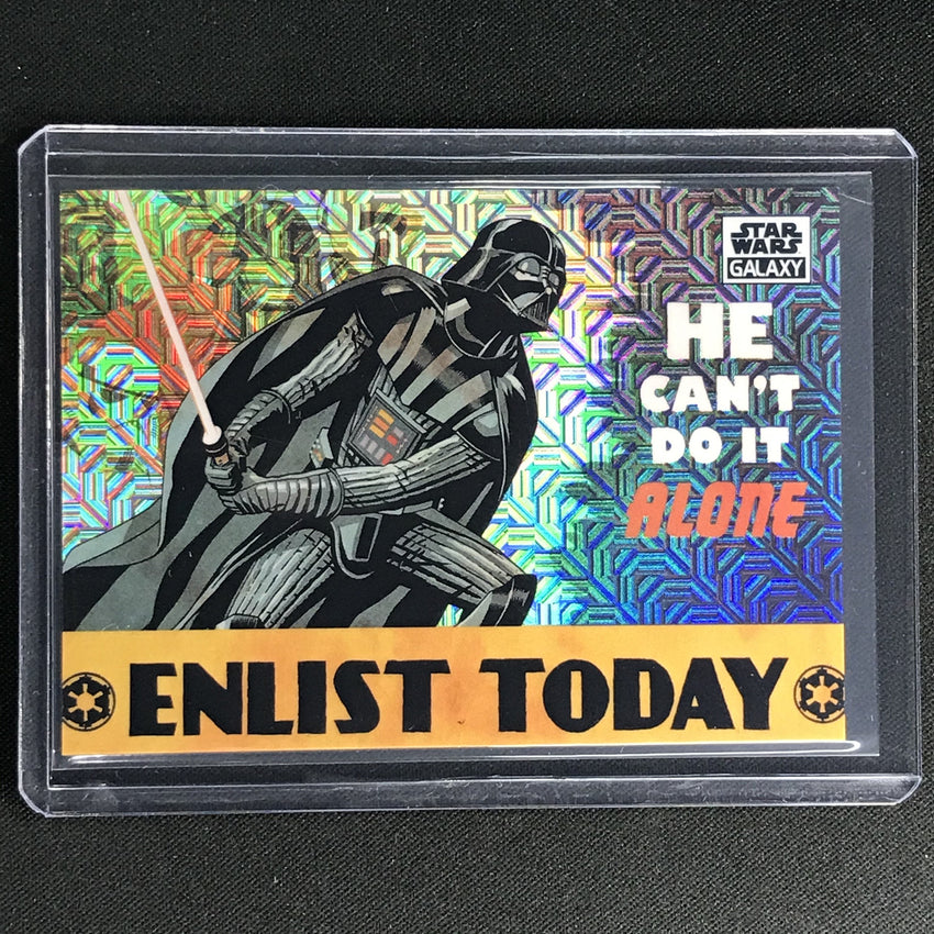 2021 Star Wars Galaxy Chrome Enlist Today Mojo 7/50