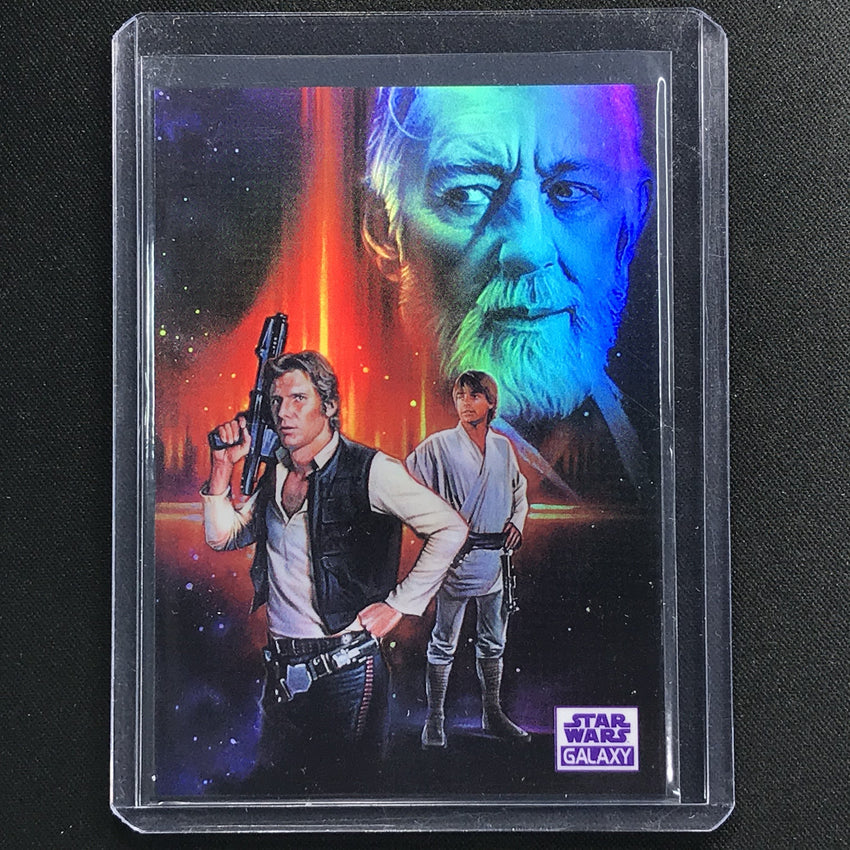 2021 Star Wars Galaxy Chrome Birth Of A Hero Purple Refractor 16/25