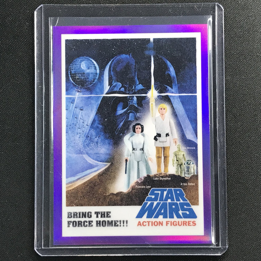 2021 Star Wars Galaxy Chrome Action Figures Vintage Purple 37/50