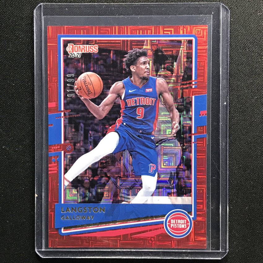 2020-21 Donruss Langston Galloway Choice Infinite Red 91/99