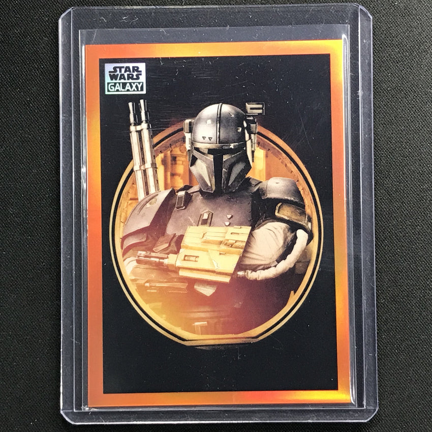 2021 Star Wars Galaxy Chrome Mandalorian Visions 7 Orange 4/25