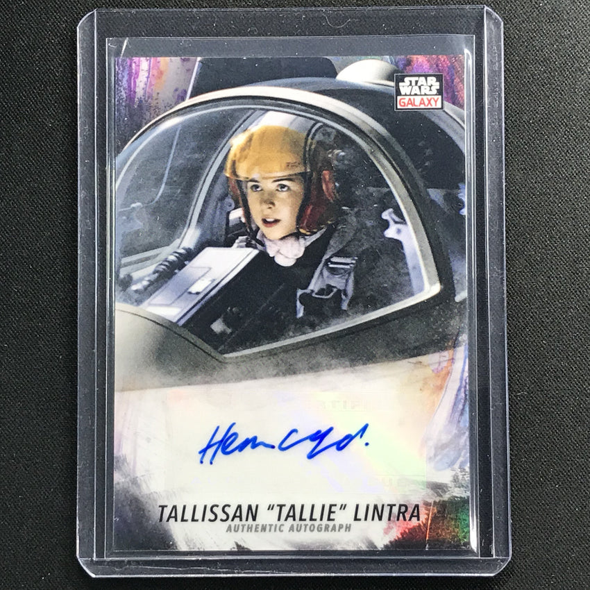 2021 Star Wars Galaxy Chrome Hermione Corfield As Tallissan Tallie Lintra Auto