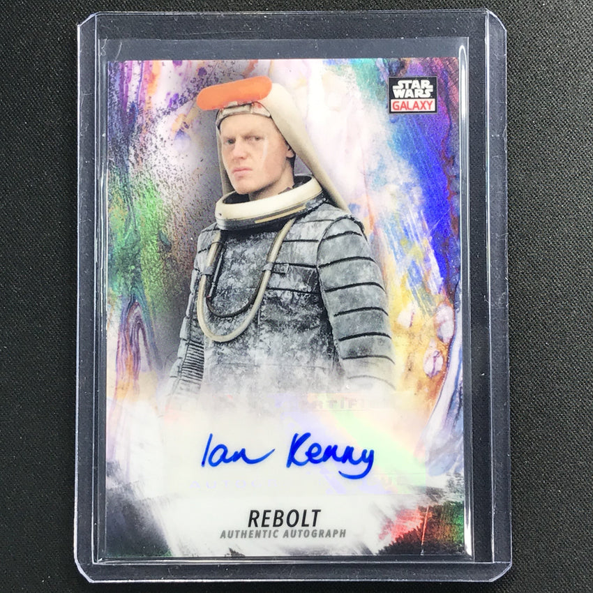 2021 Star Wars Galaxy Chrome Ian Kenny As Rebolt Auto No Ik