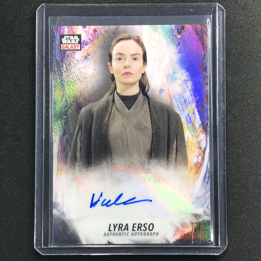 2021 Star Wars Galaxy Chrome Valene Kane As Lyra Erso Auto No Vk