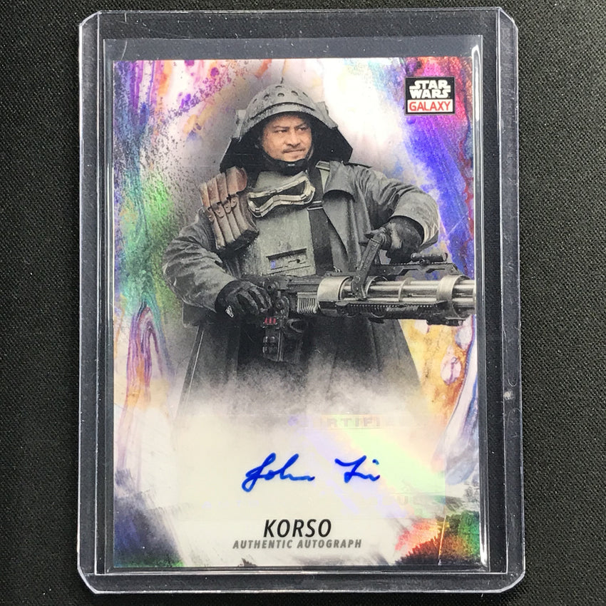2021 Star Wars Galaxy Chrome John Tui As Korso Auto No Jt