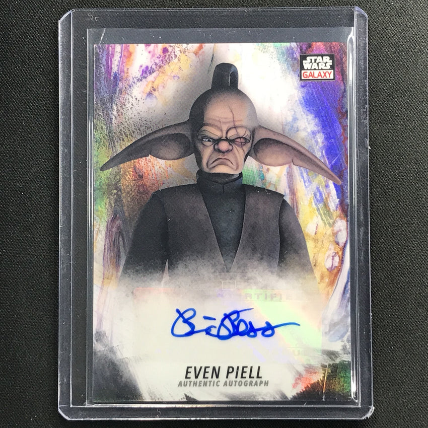 2021 Star Wars Galaxy Chrome Blair Bess As Even Piell Auto No Bb