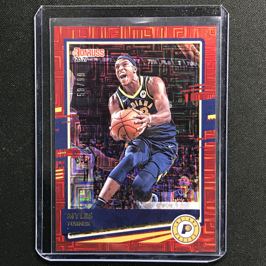 2020-21 Donruss Myles Turner Choice Infinite Red 58/99
