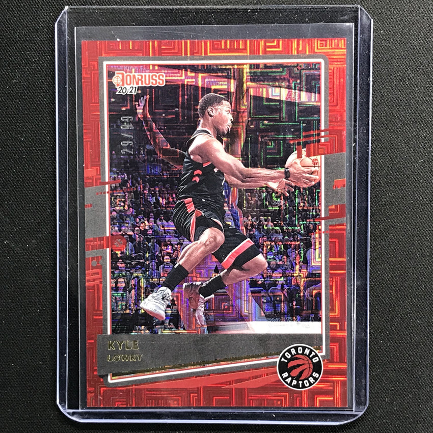 2020-21 Donruss Kyle Lowry Choice Infinite Red 29/99