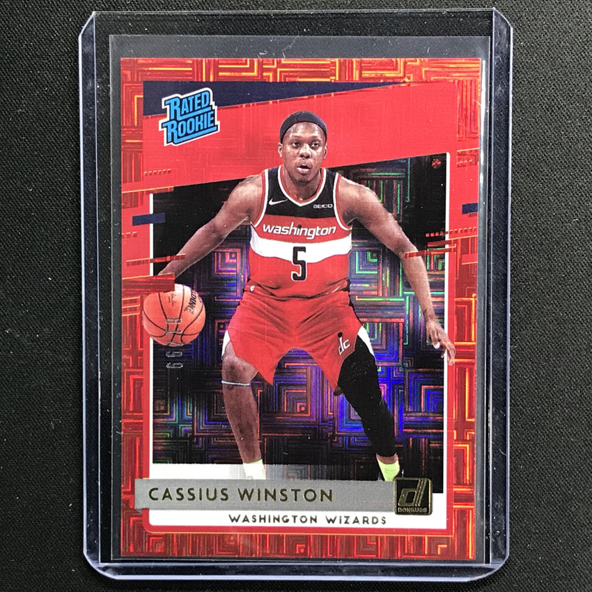 2020-21 Donruss Cassius Winston Choice Rated Rookie Infinite Red 81/99
