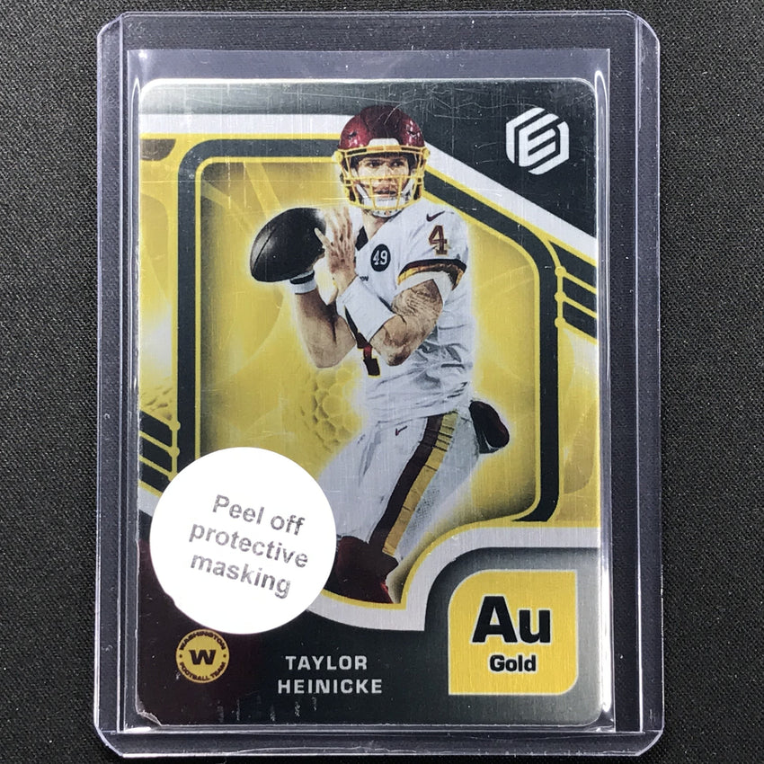 2021 Elements Taylor Heinicke Base Metal Gold /250