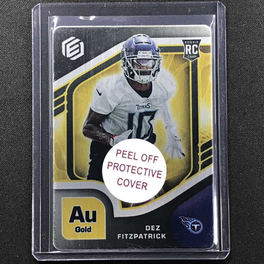 2021 Elements Dez Fitzpatrick Base Rookie Metal Gold /99