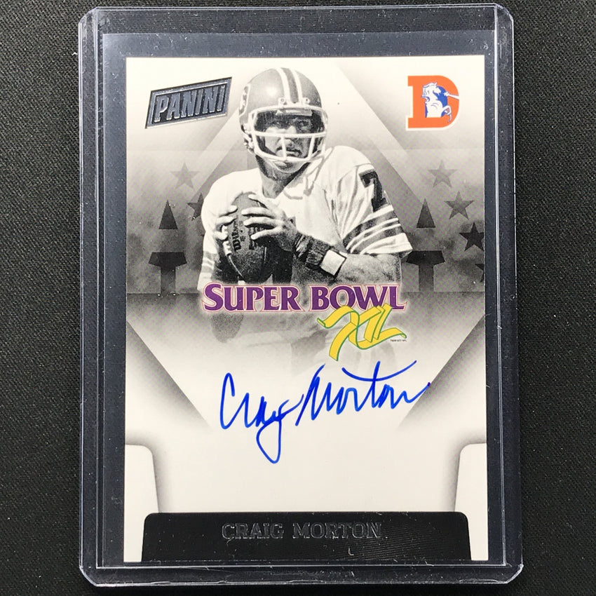 2015 Super Bowl Signatures Craig Morton Superbowl Xii Auto No Cm