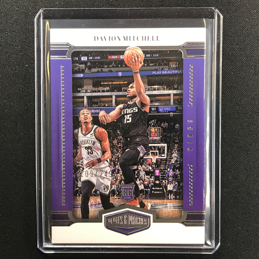 2021-22 Chronicles Davion Mitchell Plates And Patches Rookie Base 109/249