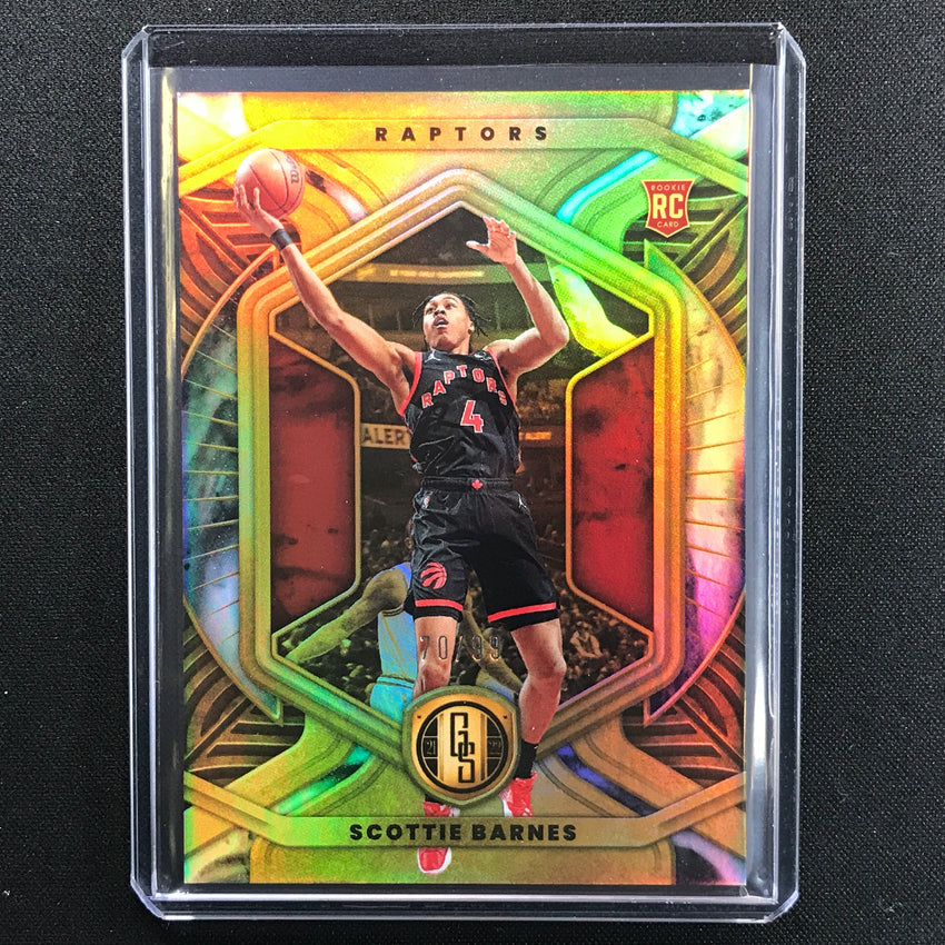 2021-22 Chronicles Scottie Barnes Gold Standard Rookie Base 70/99